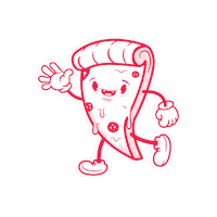 Pizza Sticker by Loyola