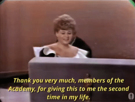 shelley winters acceptance speech GIF by The Academy Awards