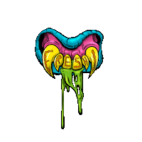 Halloween Dripping Sticker