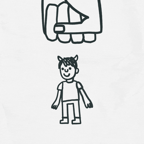 Drawing Fist GIF
