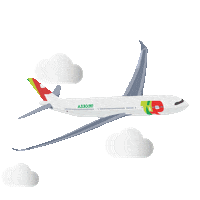 travel flying Sticker by TAP Air Portugal