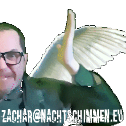 Zachar Sticker by NACHTSCHIMMEN Music-Theatre-Language NIGHTSHADES