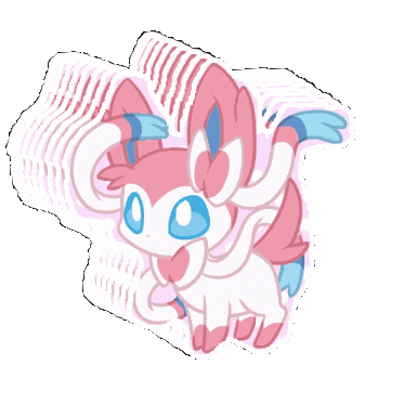 Sprigatito_Love giphygifmaker pokemon sylveon Sticker