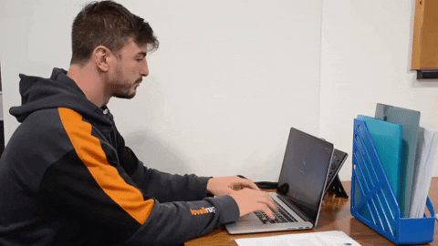 Office Computer GIF by Worcester Warriors