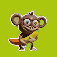 Hungry Monkey GIF