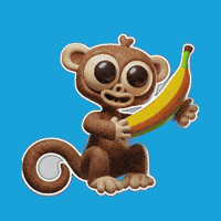 Hungry Monkey GIF