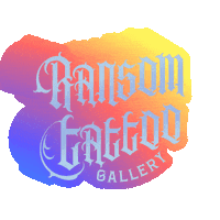 Rainbow Floatie Sticker by Ransom Tattoo Gallery