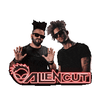 Dance Dj Sticker by ALIEN CUT