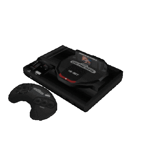 VanDammaged 90s videogames sega genesis Sticker