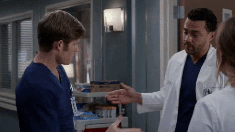 jackson avery handshake GIF by ABC Network