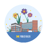 Flowers Emoji Sticker by Michigan Public Health