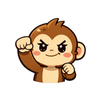 Monkey Punch Sticker