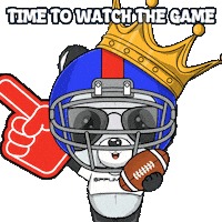 Super Bowl Football Sticker by PandaPals