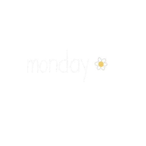 Flower Monday Sticker