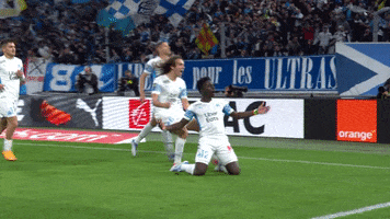 Happy Lets Go GIF by Olympique de Marseille