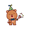 Celebrating Happy Birthday Sticker by kleenfant