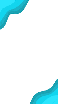 Wave Turquoise Sticker by Sheila Streetman