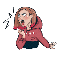 Anger Злость Sticker