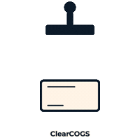 Food Service Fries Sticker by ClearCOGS