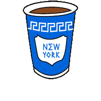 thesitterclub coffee nyc new york city greek coffee Sticker
