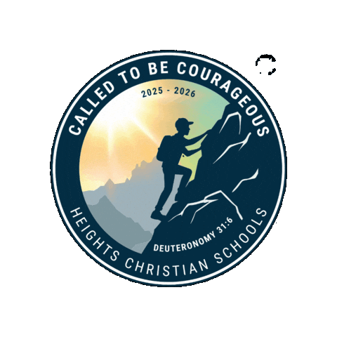 HeightsCS giphygifmaker school hawks theme Sticker