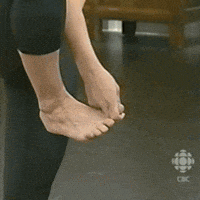 Stretching Big Toe GIF by Trish Stratus