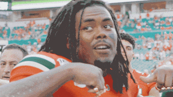 Canes Football GIF by Miami Hurricanes