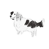 Wiggle Wagging Sticker by Andrea Caceres