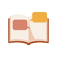 Book Reading Sticker