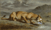 Lion Lioness GIF by GIF IT UP