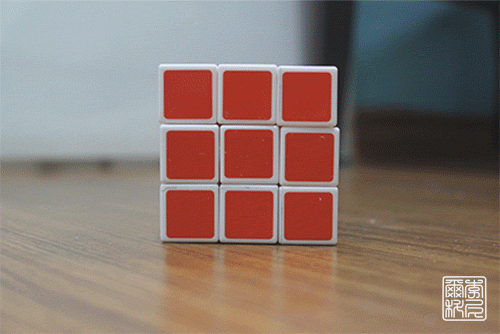 rubiks cube spinning GIF