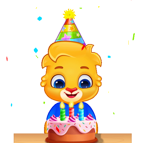 Feliz Cumple Happy Birthday Sticker by Lucas and Friends by RV AppStudios