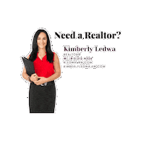 KimberlyLedwaKW1C real estate realtor sold for sale Sticker