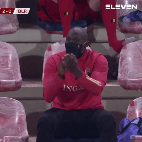 Clapping Belgium GIF by ElevenSportsBE