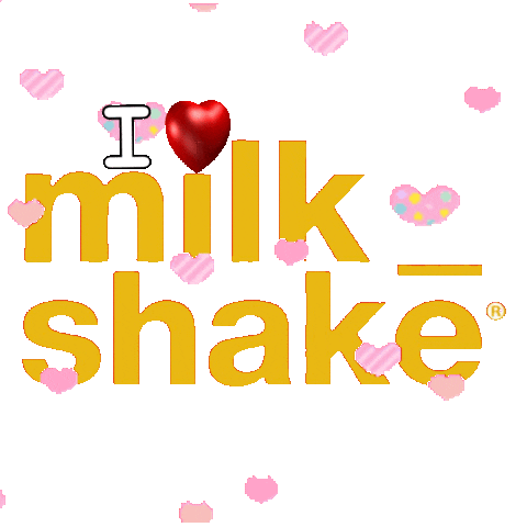 AVividEdgeSalonSpa milkshake i heart milkshake Sticker