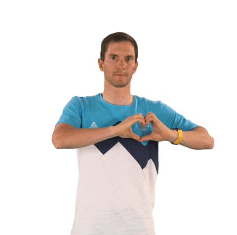 Heart Cycling Sticker by Team Slovenia