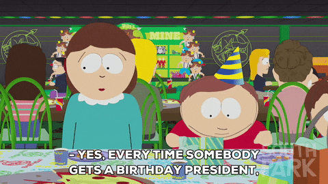 eric cartman birthday GIF by South Park 