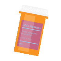 Medicine Pills Sticker by TheAllyCo