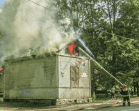 stereo_kontora fire 3d wiggle fireshow GIF