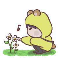 Happy Flowers Sticker