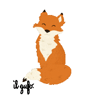 Illustration Fox Sticker by Il Gufo