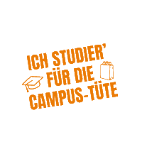 Studieren Sticker by CAMPUS-Tüte