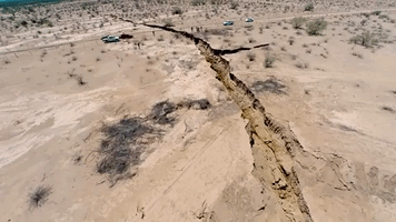 Mile-Long Crack Opens in Ground in Rural Mexico