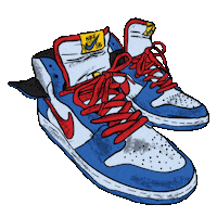 cartergunitgraphic shoes nike skateboarding sneakers Sticker