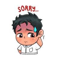 Sorry Greetings Sticker by AUF CCS