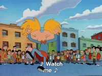 hey arnold nick splat GIF
