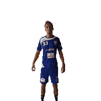 Handball Bluewhitedynamite Sticker by Handbalclub Izegem