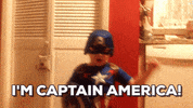 halloween costume im captain america GIF by America's Funniest Home Videos