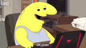 Leaning Back Oh Yeah GIF by Adult Swim