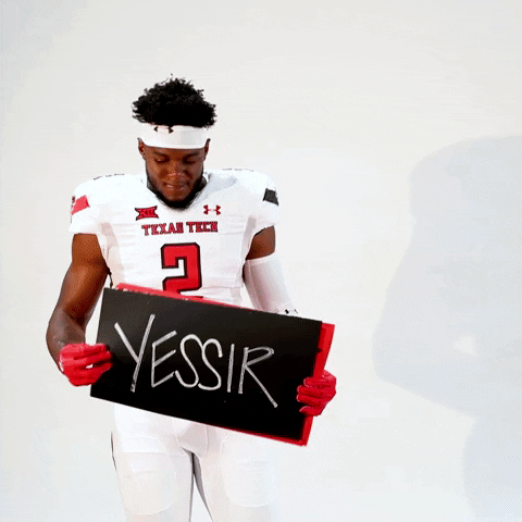 Brandon Bouyer-Randle GIF by Texas Tech Football